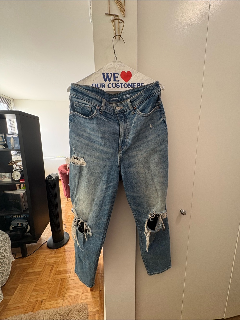 Distressed Blue Women’s Jeans